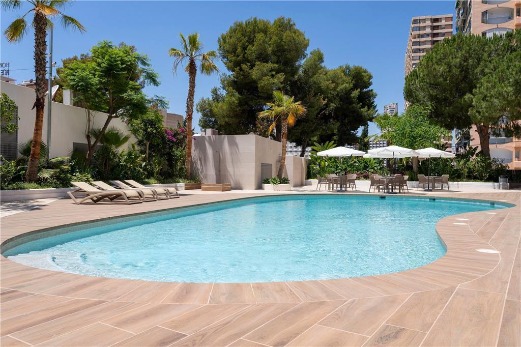 Halley Hotel & Apartments Affiliated By Melia Benidorm Nhà hàng bức ảnh